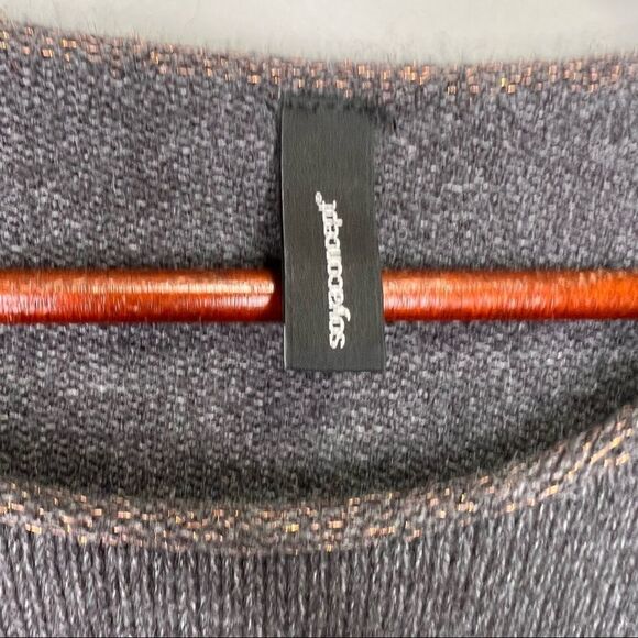 Soya Concept Grey Star Sweater Size XL - Picture 6 of 8